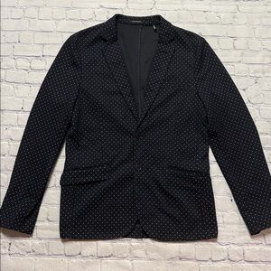 Scotch & Soda Navy Polka Dot Blazer XL